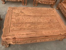 mặt bàn rồng đỉnh gỗ hương 2m8 siêu rẻ