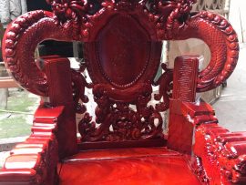 Bộ rồng khuỳnh vách C nghê đỉnh