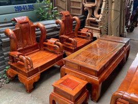 bộ tần thủy hoàng tay 12 gỗ xà cừ