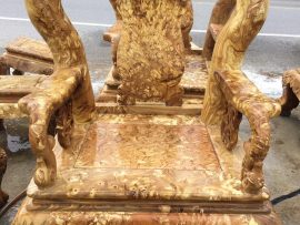 Ghế đơn tay cột 12 liền uốn cong mềm mại