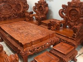 Đặt bộ siêu phẩm Rồng khuỳnh Nghê đỉnh trong nhà chỉ nhìn thôi là thấm được độ đẳng cấp của gia chủ