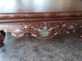 Quây ngang của sập khảm ốc Liên Chi