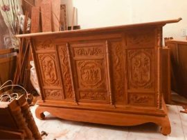 tủ thờ gỗ hương đỏ Nam Phi