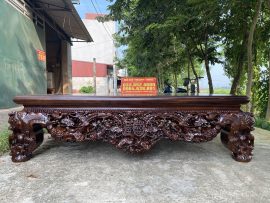 Quây sập Mai Điểu cài Thọ đục tam diện đẹp đến từng centimet