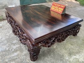 Bộ sập VIP đục tích Mai Điểu đẳng cấp, mang ý nghĩa thu hút tài lộc, vượng khí cho gia chủ