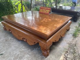 Bộ sập được ghép mộng truyền thống, dễ dàng tháo rời và di chuyển giúp tăng độ bền của sập