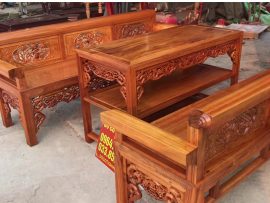 Đặt trong gian nhà chính, gian thờ hay phòng trưng bày đều đẹp và hoài cổ