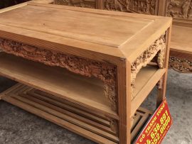 Bàn trường kỷ mẫu Bắc 3 tầng - điểm khác biệt so với mẫ trường kỷ Huế