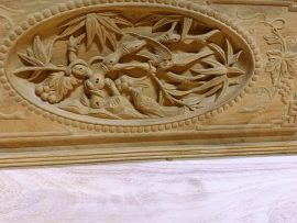 Trúc Điều chạm thủ công tinh xảo khắc họa truyền thần