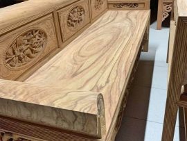 Mặt ghế ván tràn, rộng 47cm, chà giáp mịn