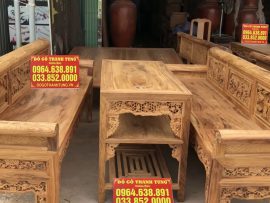 Trường kỷ Bắc Bộ đục kênh bong Tam Quốc diễn nghĩa, hàng thủ công cao cấp