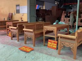 Đồ gỗ Thanh Tùng chuyên cung cấp trường kỷ cao cấp, sử dụng gỗ tự nhiên nguyên khối