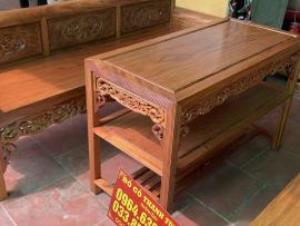 Kiểu dáng bàn 3 tầng truyền thống của bộ trường kỷ