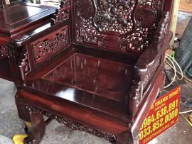 Mặt ghế đóng khung tranh phun PU bóng mịn như mặt đá