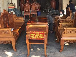 Đồ gỗ Thanh Tùng chuyên chế tác trường kỷ cao cấp, gỗ quý hiếm, hàng đục tay hoàn toàn