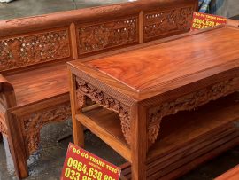 Mẫu trường kỷ đục tích Tam Quốc thủng xuyên thấu hoàn toàn bằng tay