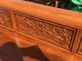 Trường Kỷ Gỗ Lim Xanh đánh vecni trần