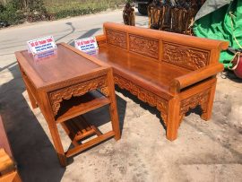 Trường Kỷ Gỗ Lim Xanh hàng to, dày dặn