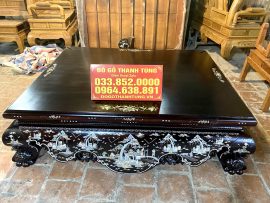 Sập ngồi gỗ gụ