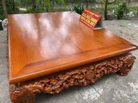 Sập thập điểu quần mai gỗ gụ