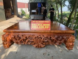 sập mai điểu gỗ hương đá