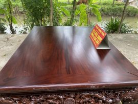 Sập mai điểu gỗ hương vân xám