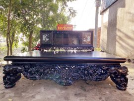 Siêu phẩm sập thập điểu quần mai 100% gỗ gụ