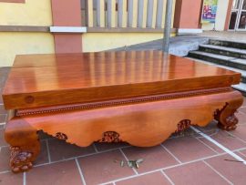 sập nguyên khối gỗ lim xanh