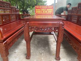 bàn trà bộ trường kỷ tạo hình cổ điển
