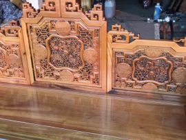 Bộ trường kỷ gỗ gụ mật