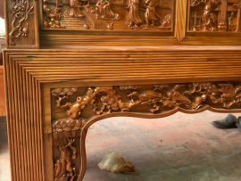 Chân kỷ chạm 11 chỉ thẳng tắp