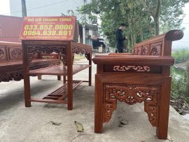 ghế dài bộ Trường kỷ đục tứ quý