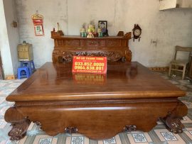 Sập trơn gỗ gụ Nam Phi