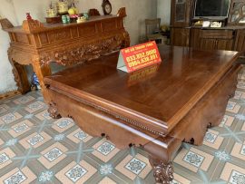 Sập trơn gỗ gụ