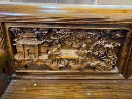 Trường Kỷ 3 món Đục Tích Tam Quốc Gỗ Gụ