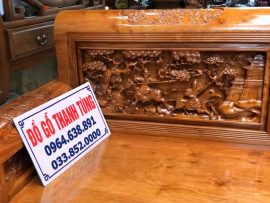 trường kỷ bắc bộ cỡ đại gỗ hương đá