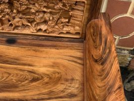 Tay ghế liền tấm vát cong đều nhẵn mịn