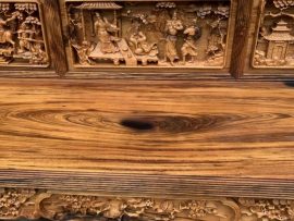 Mặt ghế liền tấm tuyển vân, đánh vecni bóng loáng