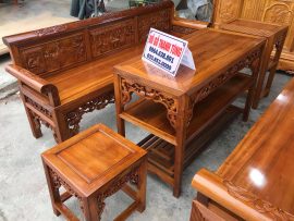 Trường Kỷ Tam Quốc Gỗ Gụ vân đẹp