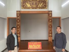 sập gỗ hương xám mẫu trơn