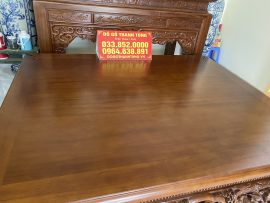 Sập ngũ phúc gỗ gụ