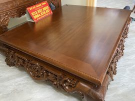 Sập ngũ phúc gỗ gụ