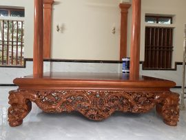 sập mai điểu gỗ gụ