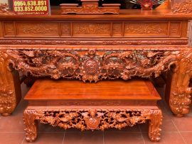 bàn cơm đi kèm bộ sập thờ