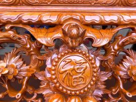 sập mai điểu đục tay dơi ngũ phúc