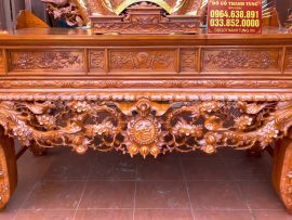 Sập thờ mai điểu chân 24