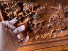 Nết đục tựa ghế kênh bong sắc nét nổi 3D