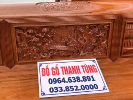 Cận cảnh tích Tam Quốc đục truyền thần, sắc nét dưới tay nghề của người thợ trên 15 năm kinh nghiệm