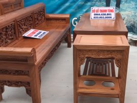 Đôn đầu bàn thiết kế ngăn để phích nước tiện lợi