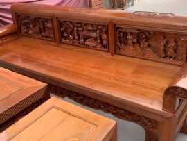 Mặt ghế tràn đường vân gỗ đẹp độc đáo nhìn vô cùng hút mắt